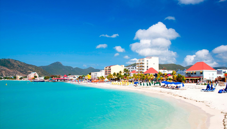 Weather Climate Plan Your St Maarten Vacation Book The Best   St Maarten Beach Great Bay 