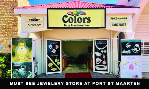 Colors Jewelry Store in St Maarten Port